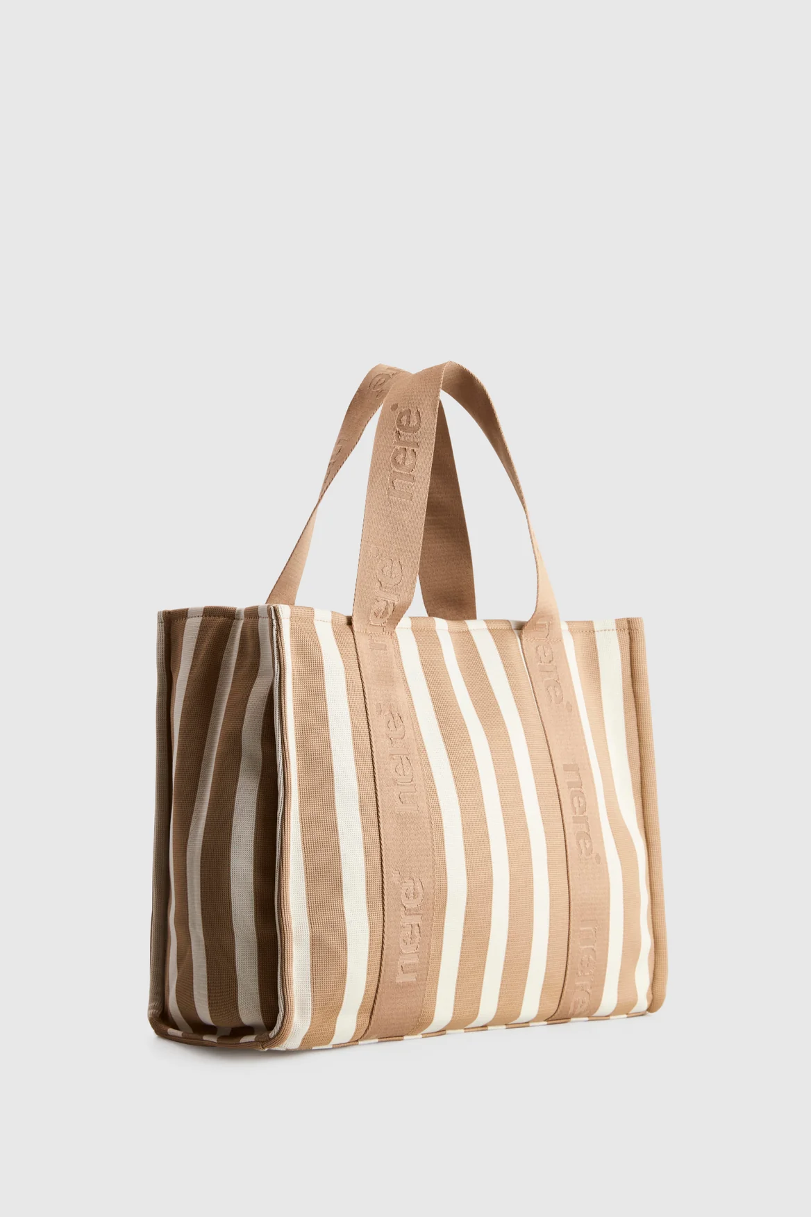 Stori Knit Stripe Tote Bag - Image 2