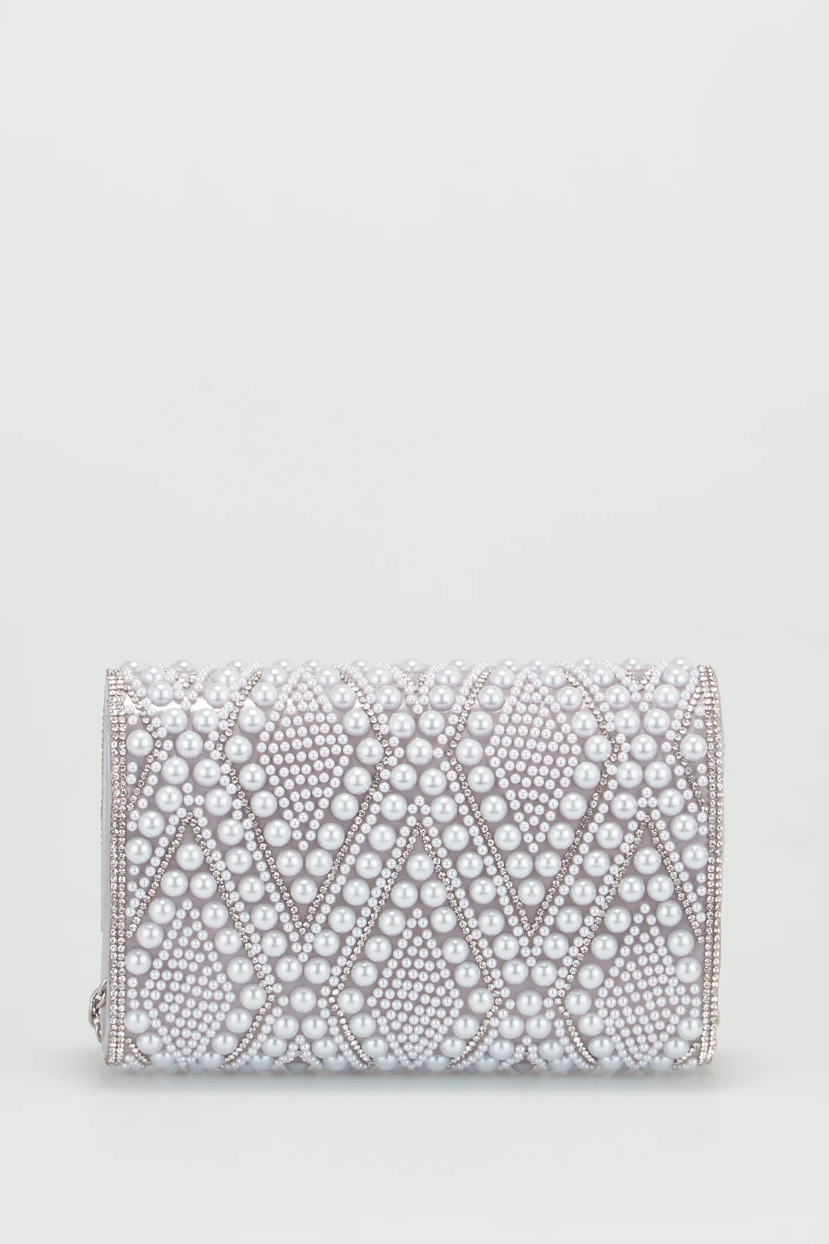 Diamante & Pearl Clutch Bag - Image 2